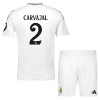 Camisola + Calções Real Madrid Carvajal 2 Criança Equipamento 1ª 24/25